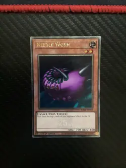 Needle Worm RA04-EN112 Quarter Century Secret Rare Yugioh 1st Edition NM - Image 1