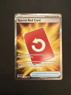 Pokemon TCG Chaos Rising Full Art Trainer - Special Red Card 113/086 Mint - Image 1