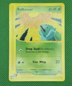 Bulbasaur #95 Pokemon Card TCG Expedition Base Set Tomokazu Komiya - Image 4