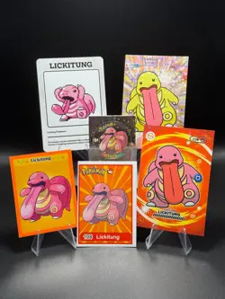 Pokemon Lickitung Set of 6 - Lickitung #107 Peru/NON-TCG Cards & Stickers - Image 1