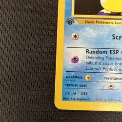 Pokemon TCG Cards 1st Edition Sabrina's Psyduck 99/132 Gym Challenge NM SP4 - Image 5