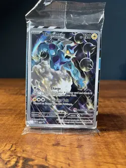 Thundurus Promo Cars Pokemon Center Stamp Black Bolt Original Wrapper Unopened - Image 1