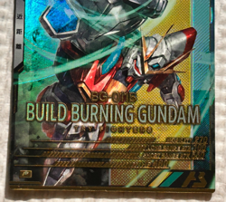 Gundam ARSENAL BASE Card BUILD BURNING GUNDAM BANDAI JAPAN LX03-40 P - Image 4