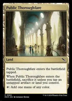 2x Public Thoroughfare - Foil MKM NM MTG - Image 1