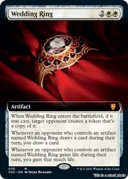 Wedding Ring (Extended Art) [VOC - 70] - NM TCG MTG - Image 1