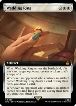 Wedding Ring (Extended Art) -Foil Near Mint MTG Universes Beyond: Doctor Who - Image 1