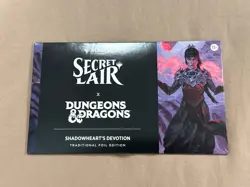 MTG Secret Lair x Dungeons & Dragons: Shadowheart's Devotion ~ FOIL! - Image 1
