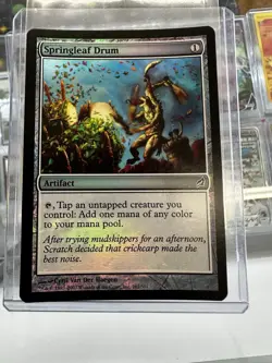 Springleaf Drum FOIL Lorwyn NM Artifact Common MAGIC The Gathering MTG - Image 1
