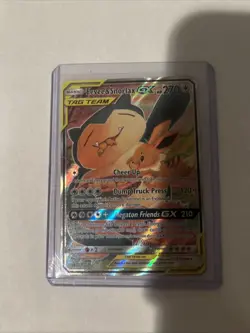 Pokemon TCG Eevee & Snorlax GX SM169 - Image 1