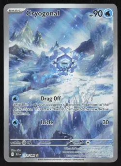 Cryogonal 111/086 Holo Illustration Rare Black Bolt Pokemon Near Mint - Image 1