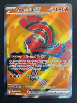 Pokemon TCG Oricorio EX 110/094 Phantasmal Flames Ultra Rare Holo 190 HP - Image 1