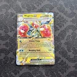 Wugtrio ex 060/162 Temporal Forces Double Rare Pokemon TCG - Image 1
