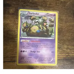 Pokemon TCG Garbodor 54/124 Dragons Exalted Holo Rare Stage 1 100 HP English - Image 1