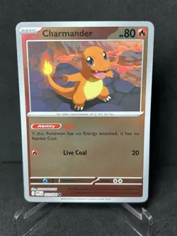Pokemon Charmander 011/094 Phantasmal Flames Reverse Holo Near Mint - Image 1