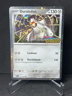 Pokemon Duraludon Surging Sparks Stamped Cosmos Holo 129/191 Near Mint - Image 1