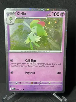 Pokemon Kirlia Cosmos Holo 059/132 Mega Evolution - Image 1