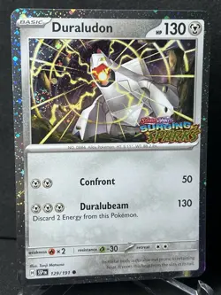 Pokemon Duraludon 129/191 Stamped Cosmos Holo Double Swirl 🌀🌀 NM - Image 3