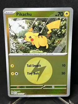 Pikachu 055/217 Energy Symbol Reverse Holo Pokemon Ascended Heroes Near Mint - Image 1