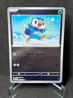 Pokemon Piplup Reverse Holo Phantasmal Flames 027/094 Near Mint - Image 1