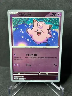 Pokemon Clefairy 030/088 Reverse Holo Perfect Order Pokemon TCG - Image 1