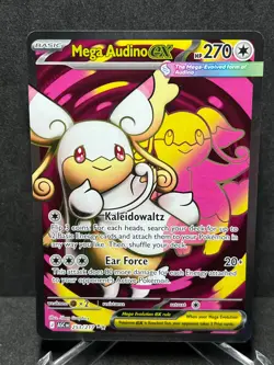 Pokemon Mega Audino ex Holo Ultra Rare Ascended Heroes 253/217 Near Mint - Image 1