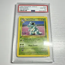 Pokemon Nidoqueen Jungle 23/64 Rare Regular 90 HP 1st Edition PSA 10 (1999) - Image 1