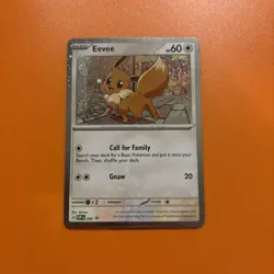 Pokemon TCG Eevee SVP200 Scarlet & Violet Black Star Promo Destined Rivals - Image 1