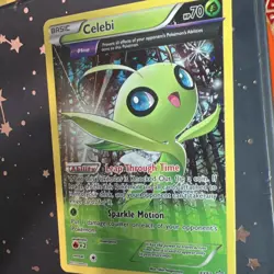 Pokemon TCG Celebi XY 93 Holo Black Star Promo 70 HP 2015 Θ Stop Ability - Image 3