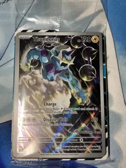 Thundurus Black Star Promo 209 Pokemon Center Stamp Sealed - Image 1