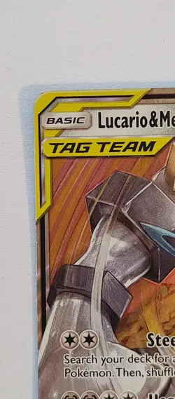 Lucario & Melmetal GX Tag Team 120/214 Sun And Moon Unbroken Bonds Holo Pokemon - Image 3