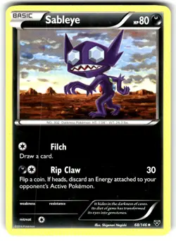 Sableye Uncommon XY 68/146 LP - Image 1