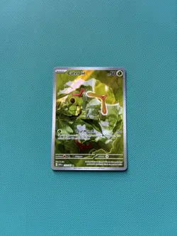Pokemon TCG Caterpie 172/165 Scarlet & Violet 151 Illustration Rare Holo - Image 4