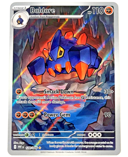 Pokemon White Flare - Boldore - Illustration Rare NM+/MINT - 128/086 - Image 1