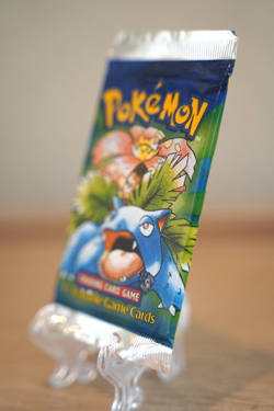 Pokemon TCG Base Set GUARANTEED SHADOWLESS Booster Pack Venusaur Long Crimp - Image 3