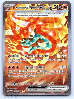 Hearthflame Mask Ogerpon ex 212/167 Pokemon Twilight Masquerade - Image 1