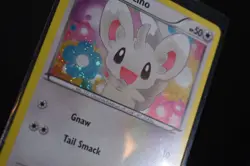2011 Pokemon Black & White Promo #BW13 Minccino, Cosmos Holo Promo - MP - Image 4