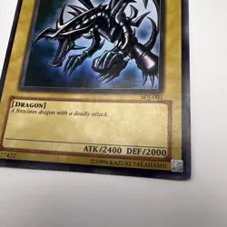 Red-Eyes B. Dragon SDJ-001 Ultra Rare Unlimited NM T4532 - Image 3