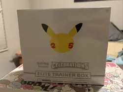 Pokemon Celebrations 25th Anniversary Elite Trainer Box ETB Factory Sealed - Image 1