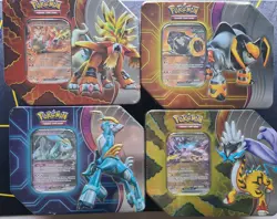 Pokemon Paradox Destinies Tins (Set of 4) (NEW/SEALED) - Image 1