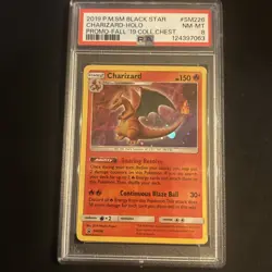 Pokemon Charizard Holo SM226 Fall Collector's Chest PSA 8 NM/Mint - Image 1