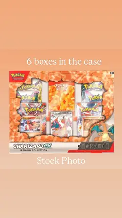 Charizard EX Premium Collection Case (6 Boxes) Pokemon TCG 2023 New Sealed - Image 5