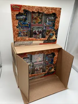 Charizard EX Premium Collection Case (6 Boxes) Pokemon DOUBLE BOXED - Image 1