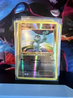 Machop 57/108 Common Evolutions Pokemon Reverse Holo Near Mint - Image 1