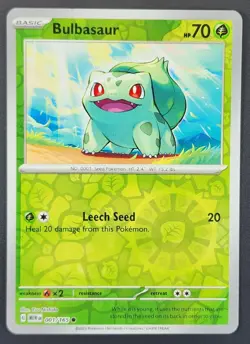 Charmander Squirtle Bulbasaur Reverse Holo Pokemon TCG Scarlet Violet 151 MEW EN - Image 3