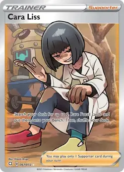 Cara Liss 067/072 Shining Fates Ultra Rare Full Art Holo Pokemon NM - Image 1