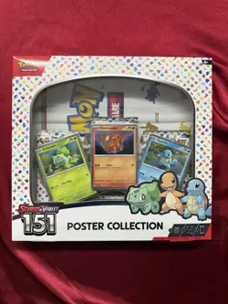 Pokemon TCG Scarlet and Violet 151 Poster Collection Box Sealed - Image 1
