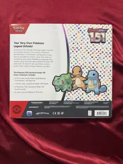 Pokemon TCG Scarlet and Violet 151 Poster Collection Box Sealed - Image 2