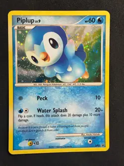 POKEMON UNGRADED PIPLUP DP03 HOLO P DIAMOND AND PEARL PROMOS LP - Image 2