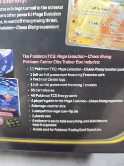 Pokemon TCG Chaos Rising Pokemon Center Elite Trainer Box Sealed - Image 3