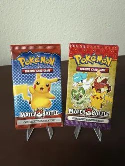 2X Pokemon Match Battle McDonalds Promo Sealed Booster Packs - Image 1